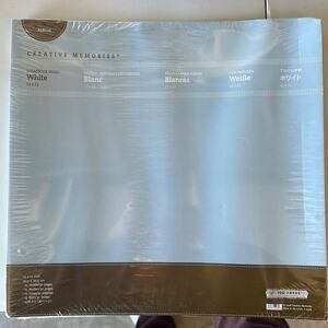 Creative memories 12x12 white sheets